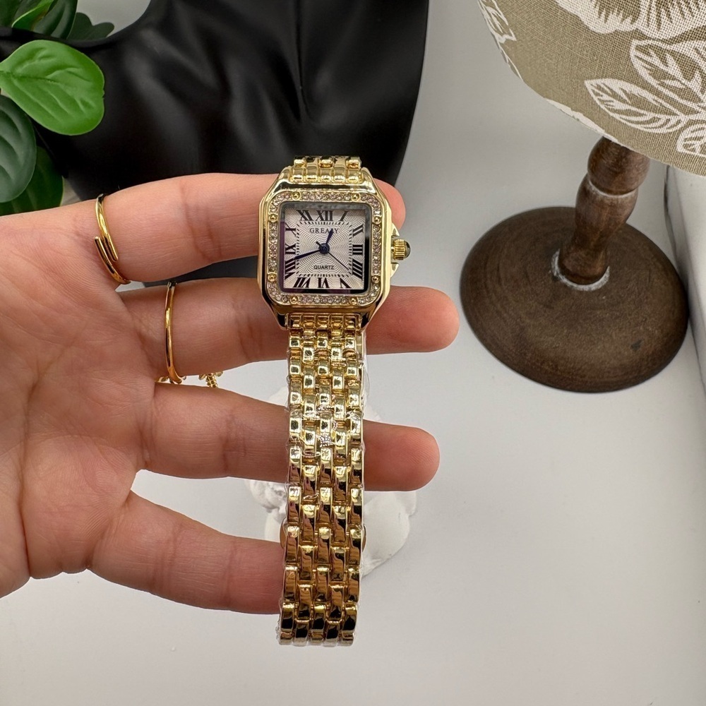 Panthère Gold Plated  Stainless Steel Watch - Picture 12 of 13
